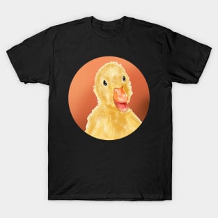 duckling. cute yellow bird in the circle T-Shirt